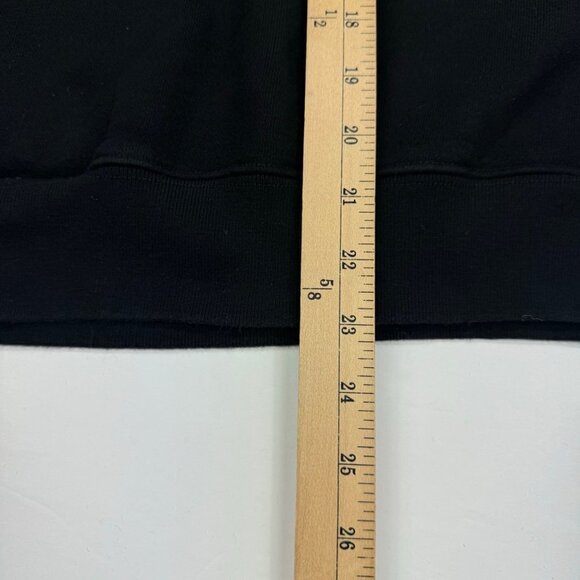 Twitter Sweatshirt Hello Literally Everyone Black Crewneck Size M Black - Picture 6 of 8